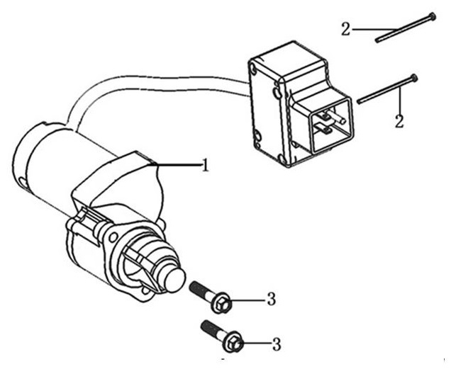 ЗАПЧАСТИ ДЛЯ ДВИГАТЕЛЯ LC185FDS (СТАРТЕР ЭЛЕКТРИЧЕСКИЙ)
