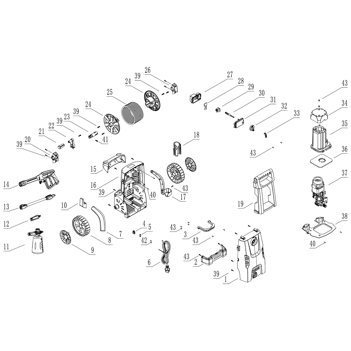 Мойка высокого давления HPW-160