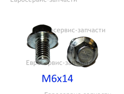 Болт фланцевый M6