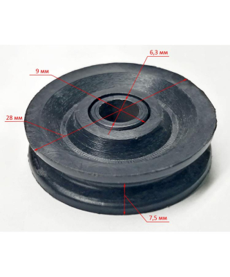 Направляющий ролик для SGC6000CD,11000CD(179), 8100(183,186)  ZMD,3000(8) 4000(17),4100(47;53) ZME