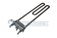 Тэн 1900W, прямой, без отверстия под датчик, L=260-265 мм, l=12 мм, резинка с "юбкой", для Beko, код 2703370500, 2703371300 Irca