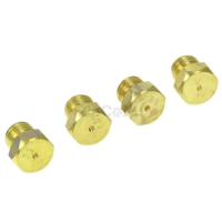 Набор форсунок (жиклеров)  (4 шт, ) горелки для газовой плиты (0,55мм, 2х0.73мм, 0,88мм)